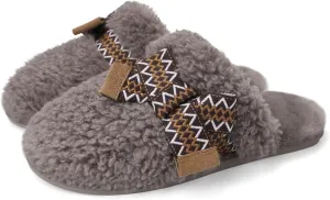 IPSAE Womens Maxi Curly Slide Slippers Winter Memory Foam Slippers Cozy Fuzzy Slippers Women Gifts House Cloud Bow Slippers for Women.