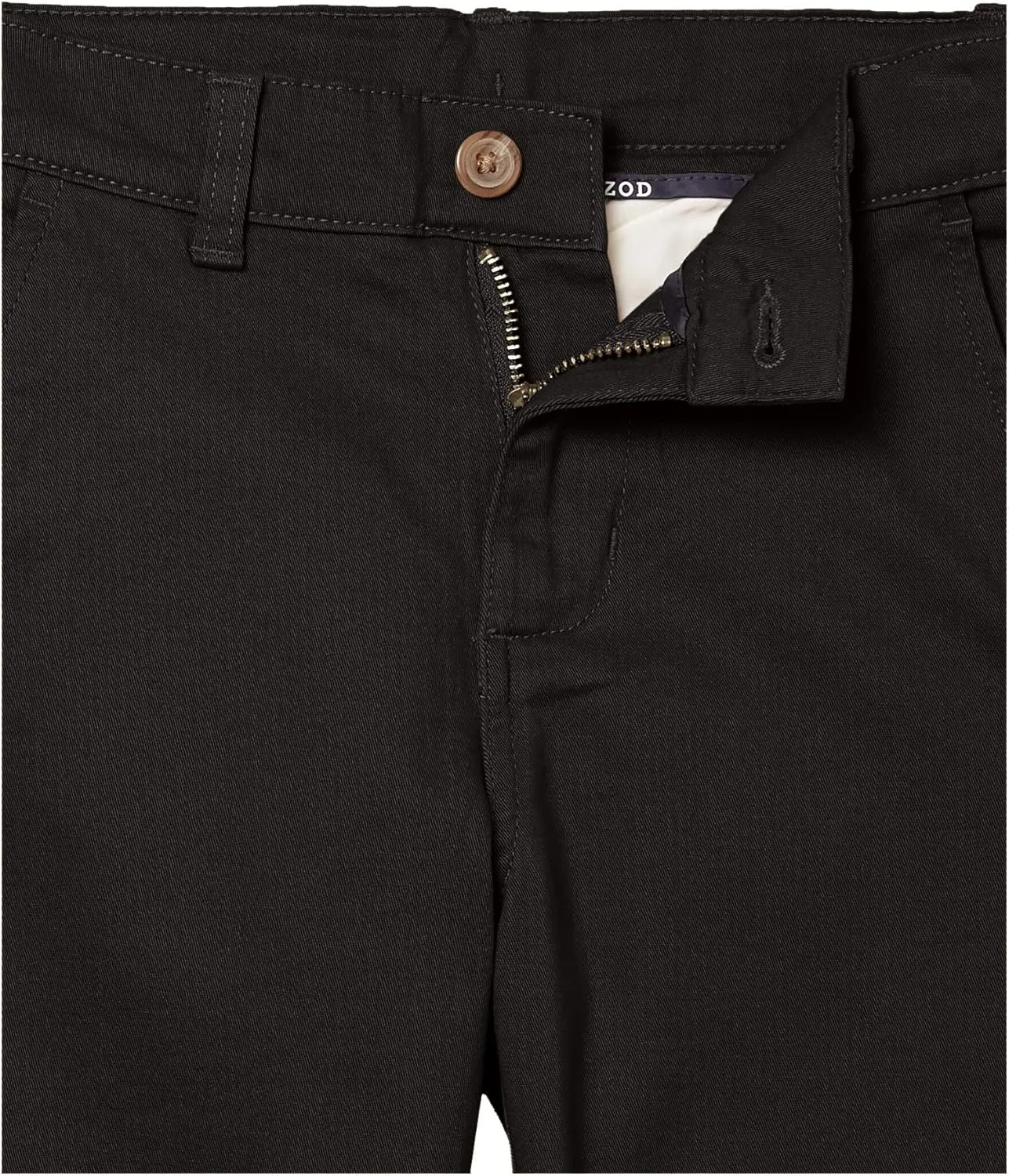 IZOD Boys' School Uniform Twill Pants, Flat Front & Comfortable Waistband with 5 Pockets