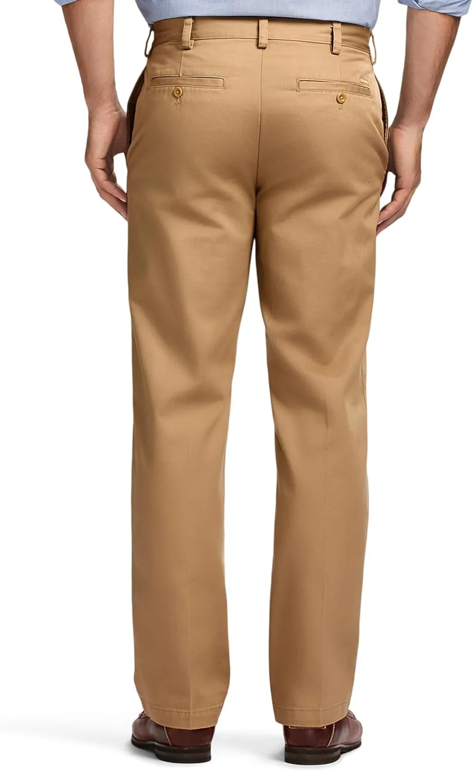 IZOD Men's American Chino Flat Front Classic Fit Pant