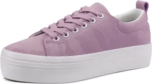 JABASIC Women Lace Up Platform Sneakers Comfortable Casual Fashion Sneaker Walking Shoes
