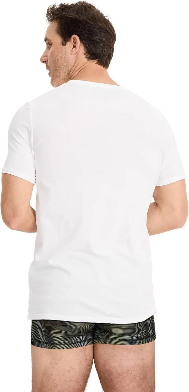 Jockey Men's Undershirt Cotton Stretch Crew Neck Undershirt - 3 Pack