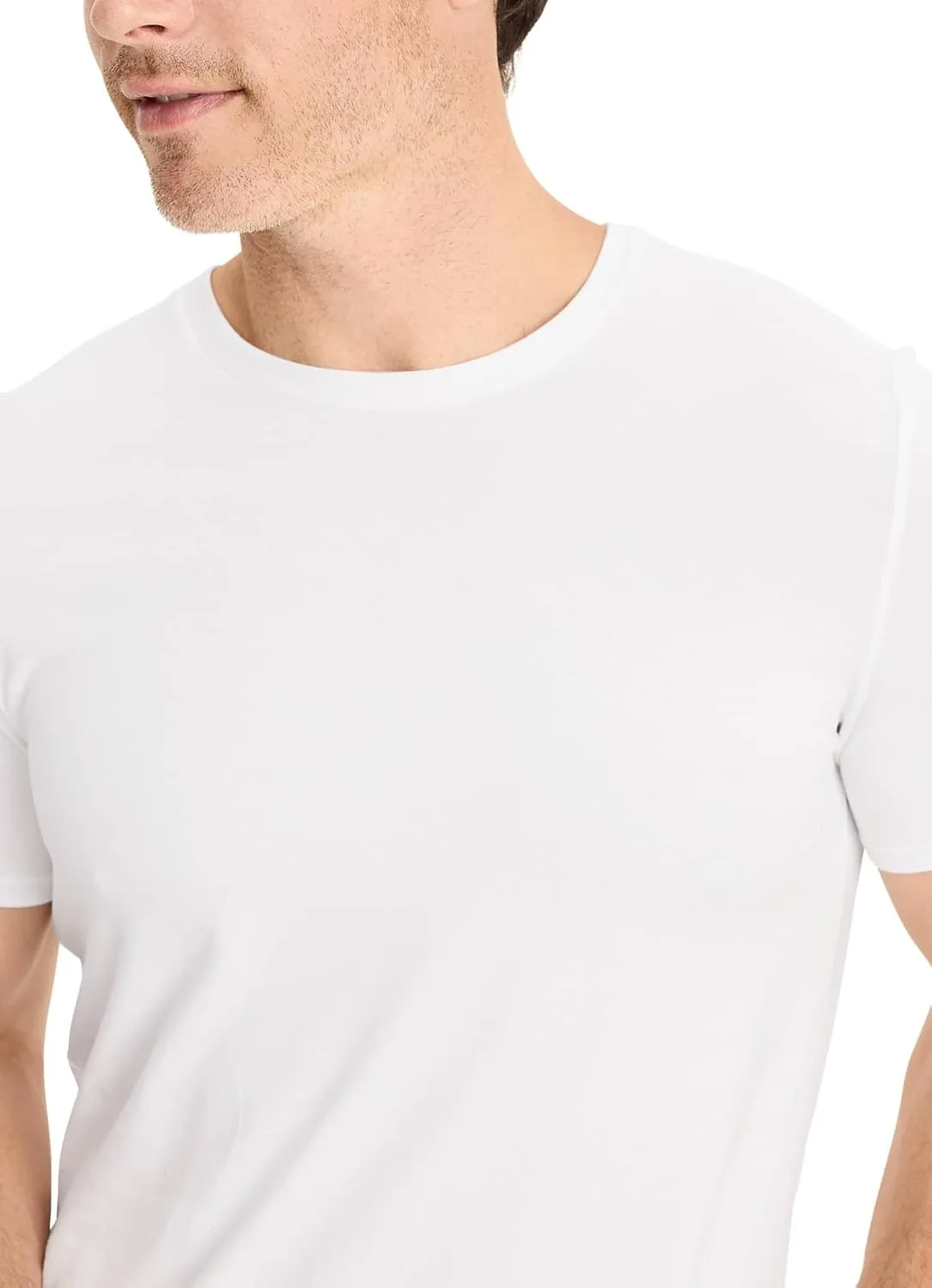 Jockey Men's Undershirt Cotton Stretch Crew Neck Undershirt - 3 Pack