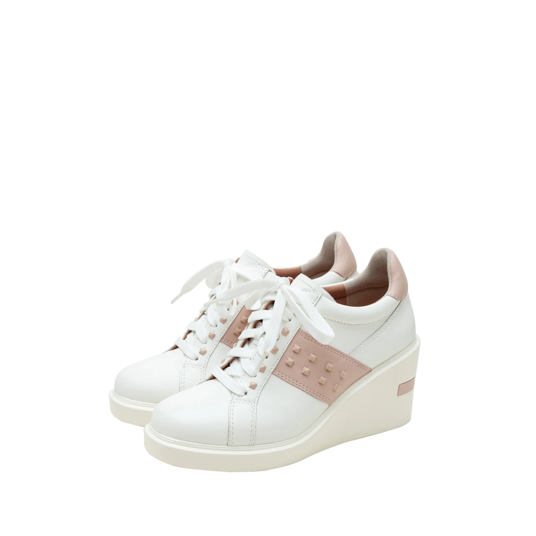 KATIA | Lace-Up Platform Sneaker Wedges