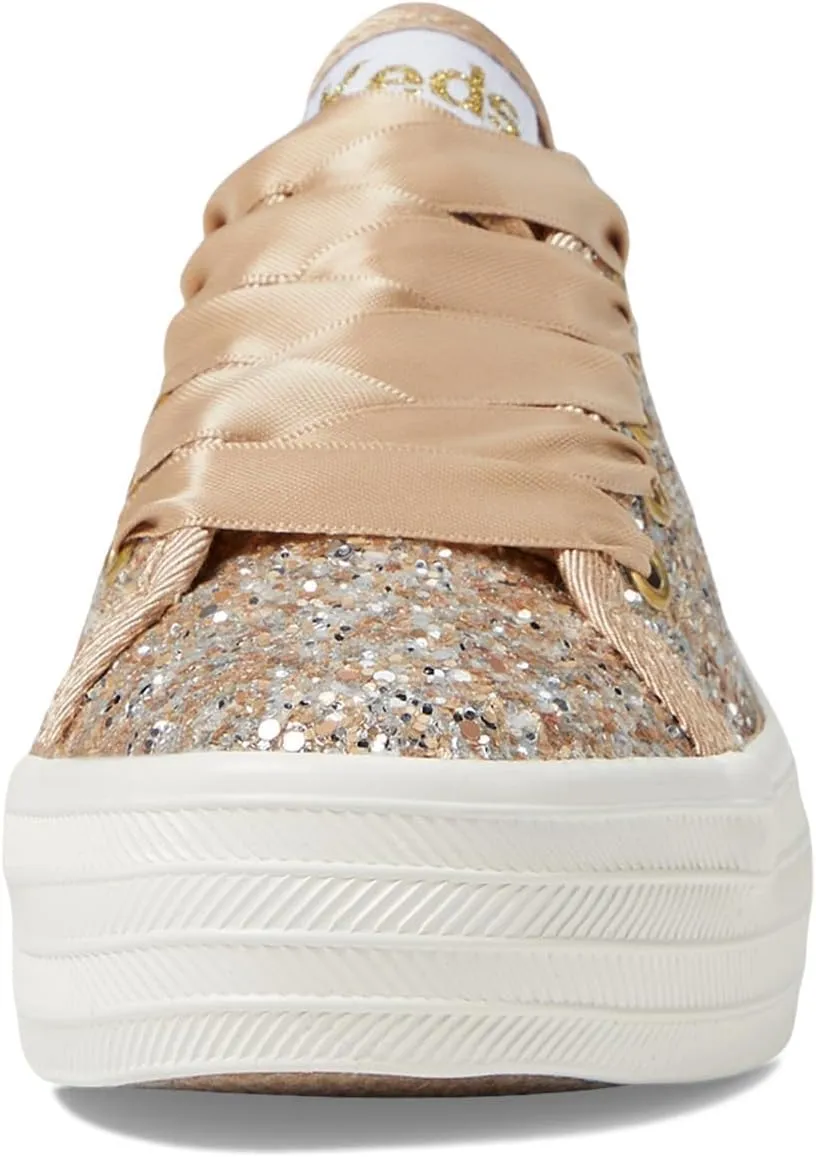 Keds Girl's Triple Up Glitter Celebrations (Little Big Kid) Sneaker