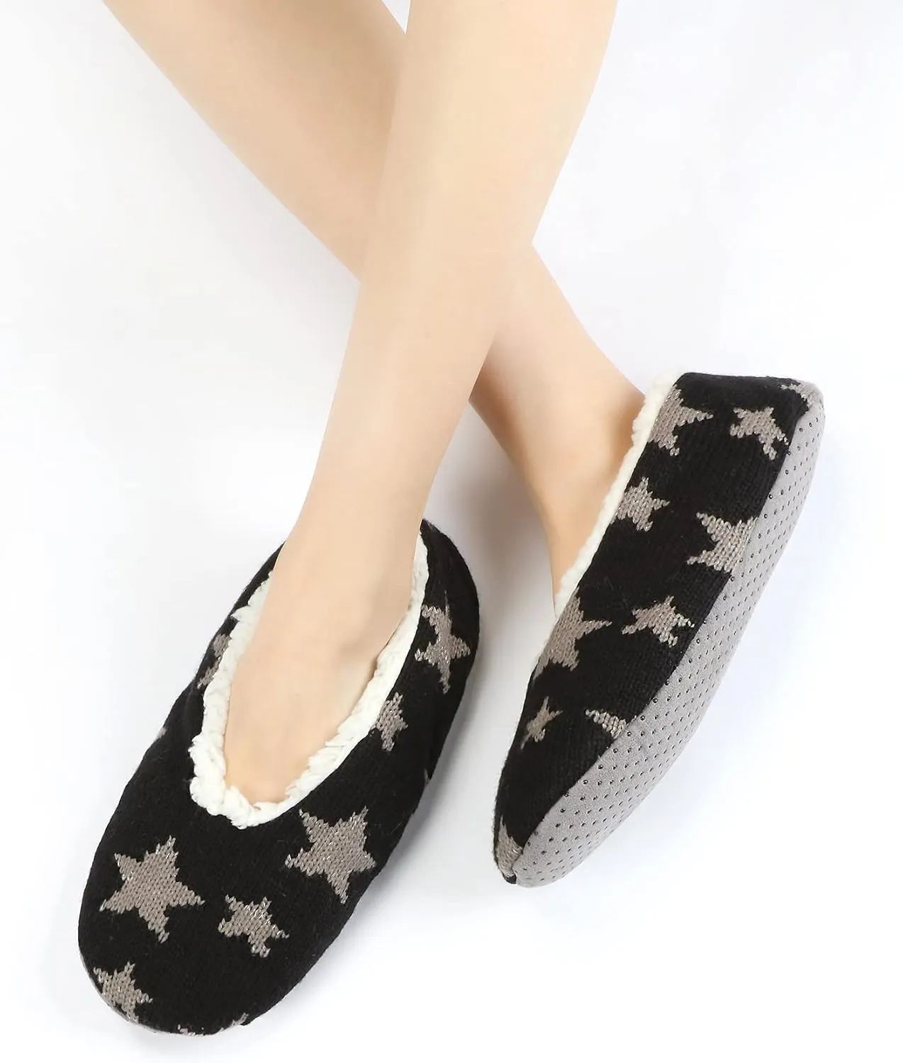Keyela Slipper Socks for Women Grippers- House Slippers for Women Indoor -Non Slip Socks- Fuzzy Cute Animal Women's/Ladies Slippers-Holiday Gifts for Her/Mother's