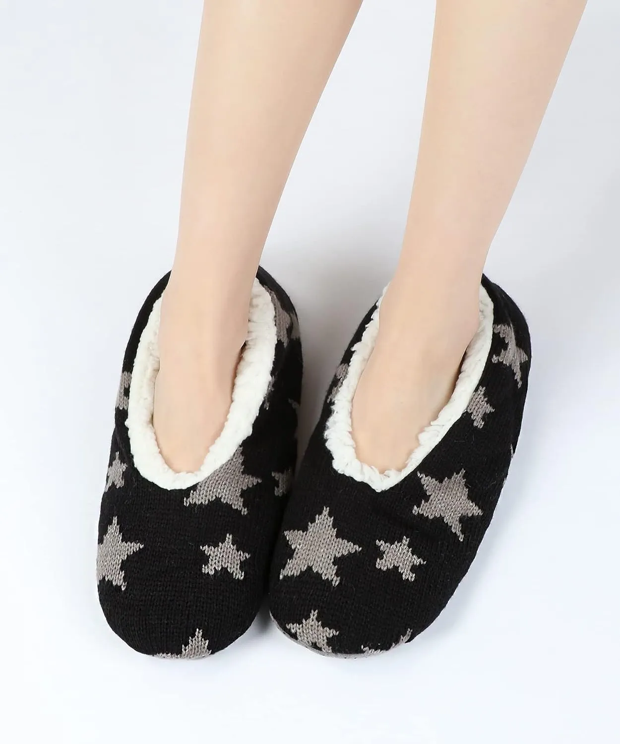 Keyela Slipper Socks for Women Grippers- House Slippers for Women Indoor -Non Slip Socks- Fuzzy Cute Animal Women's/Ladies Slippers-Holiday Gifts for Her/Mother's