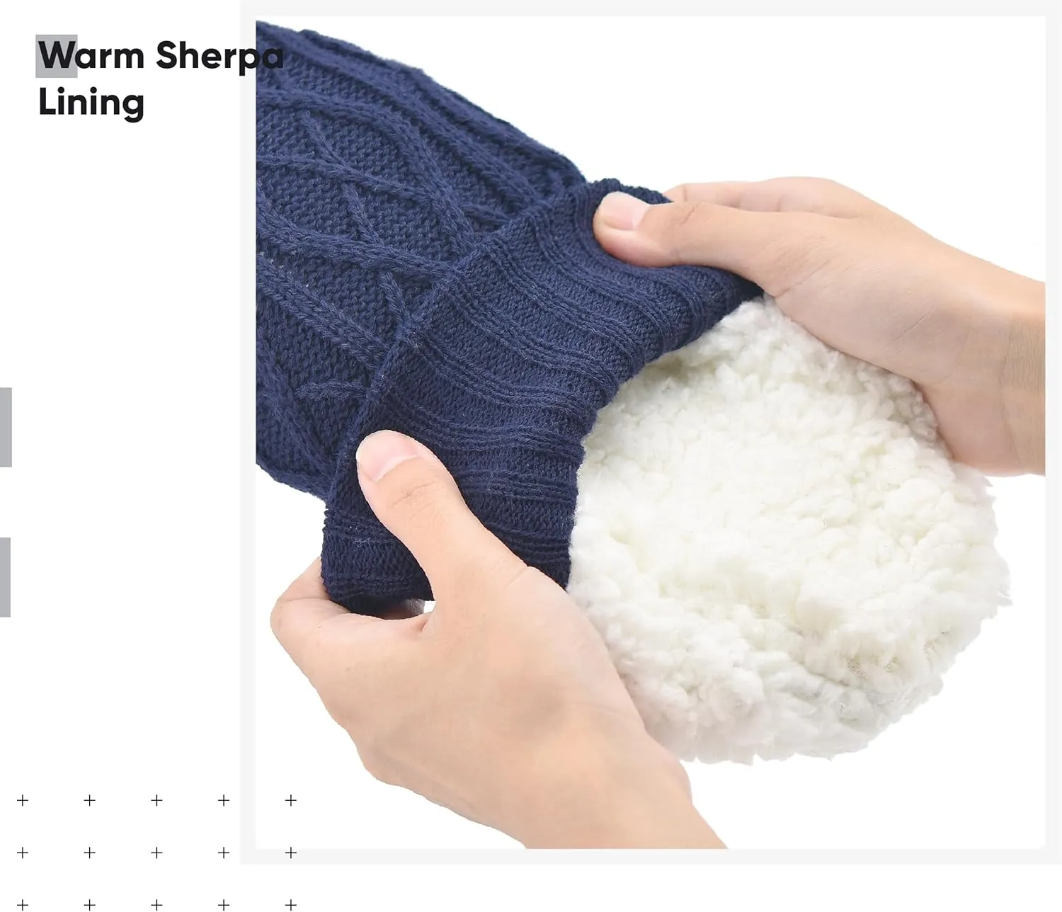 Keyela Slipper Socks Soft Cozy Thick House Indoor Boot Sock Shoes with Anti-Skid Bottom Soles for Men's