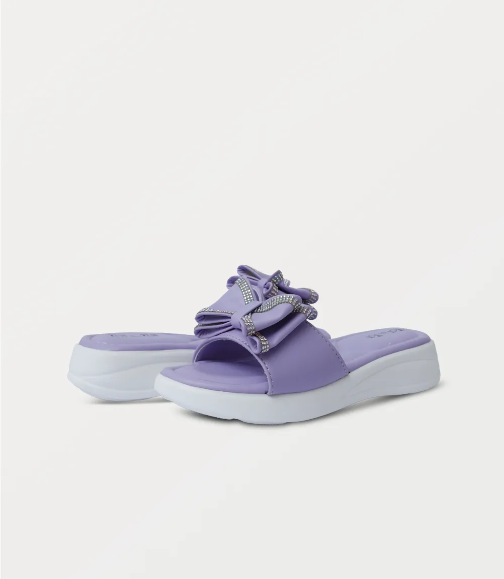 KG0206-LILAC-Girl Slipper