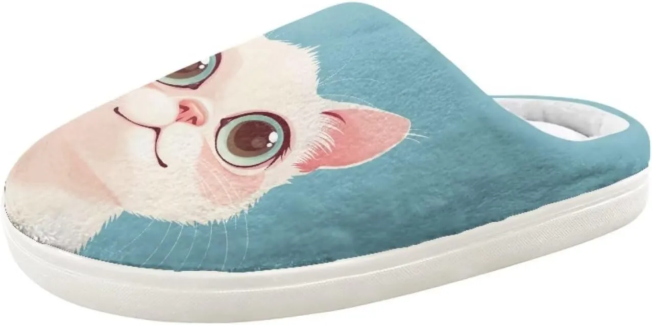Kids Fluffy Slippers Girls Boys House Slippers Bedroom Non Slip Home Slippers Size 9-15