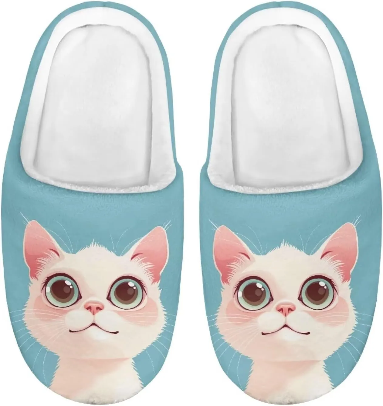 Kids Fluffy Slippers Girls Boys House Slippers Bedroom Non Slip Home Slippers Size 9-15