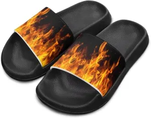 Kids Sandals Boys Quick Drying Bathroom Shower Sandal Summer Beach Pool Slippers with Non-Slip Sole