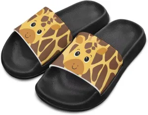 Kids Slides Boys Shower Slippers Slip Anti-Skid Home Bath Slippers Non-slip Cute Summer Beach Pool Shoes Toddler