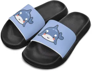 Kids Slides Boys Shower Slippers Slip Anti-Skid Home Bath Slippers Non-slip Cute Summer Beach Pool Shoes Toddler