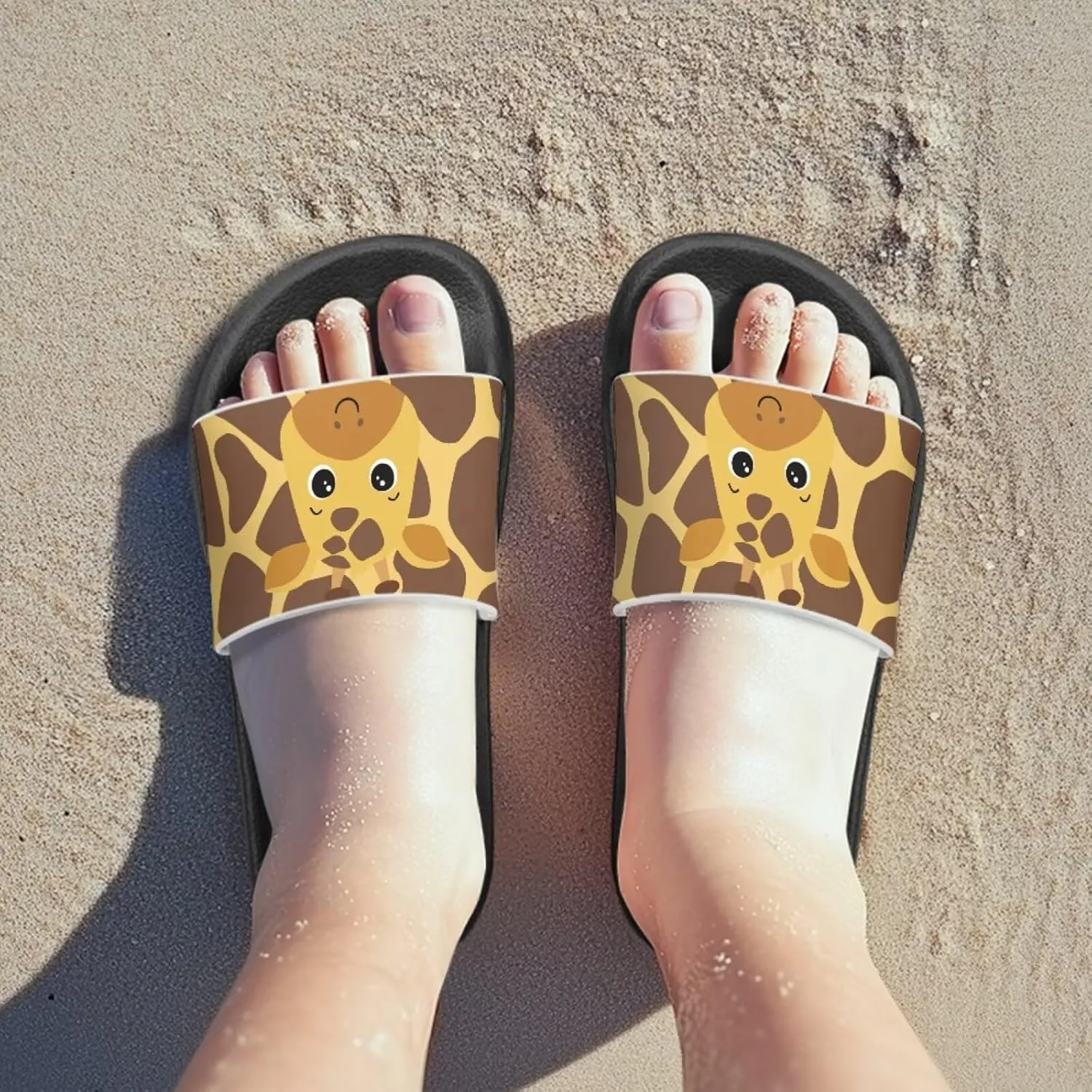 Kids Slides Boys Shower Slippers Slip Anti-Skid Home Bath Slippers Non-slip Cute Summer Beach Pool Shoes Toddler