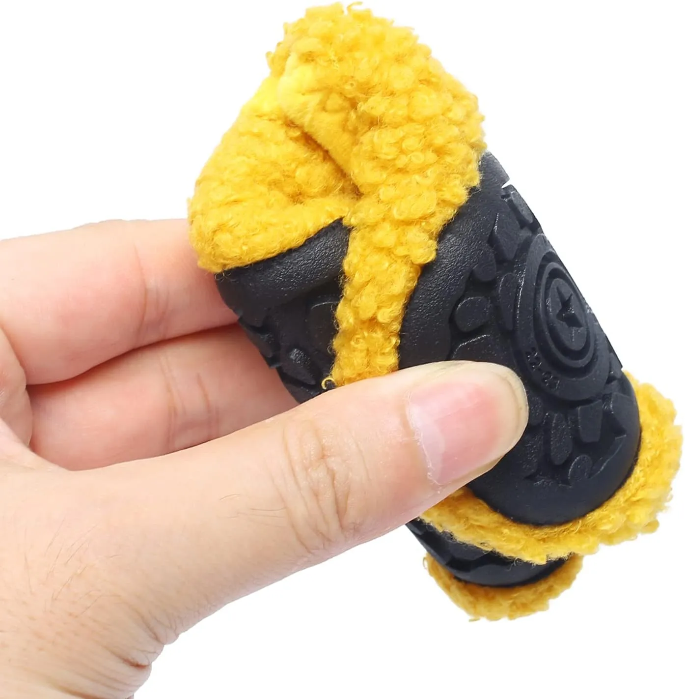 Kids Slippers Toddler Smile Face House Slippers Indoor Home Non-Slip Rubber Sole Shoes Warm Cozy Socks