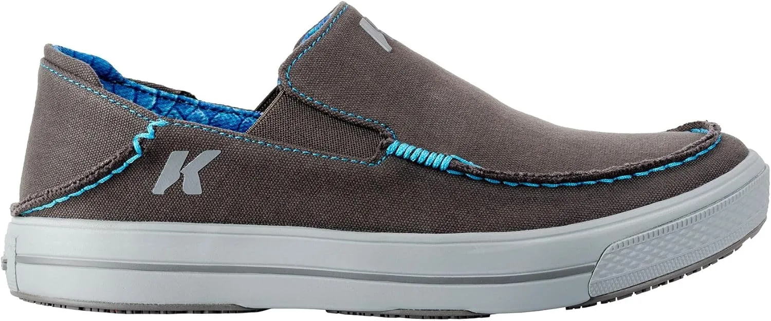Korkers Men's Fish Moc Tarpon w/Fixed Kling-On Deck Soles