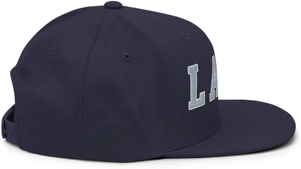 LAFD Los Angeles Fire Department Embroidered Flat Brim Bill Snapback Hat