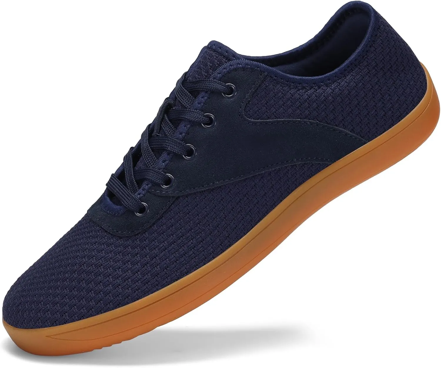 LCGJR Men's Wide Toe Box Shoes Minimalist Barefoot Walking Shoes Extra Wide Width Zero Drop Shoes Lightweight Breathable Sneakers