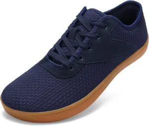 LCGJR Men's Wide Toe Box Shoes Minimalist Barefoot Walking Shoes Extra Wide Width Zero Drop Shoes Lightweight Breathable Sneakers