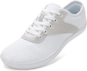 LCGJR Men's Wide Toe Box Shoes Minimalist Barefoot Walking Shoes Extra Wide Width Zero Drop Shoes Lightweight Breathable Sneakers