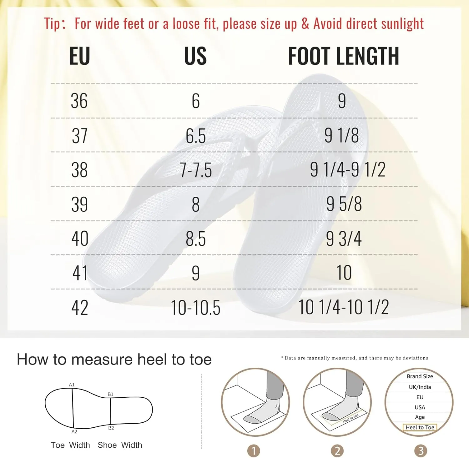 Litfun Women's Arch Support Flip Flops for Plantar Fasciitis Orthopedic Thong Sandals Comfortable Summer Beach Pool Slides