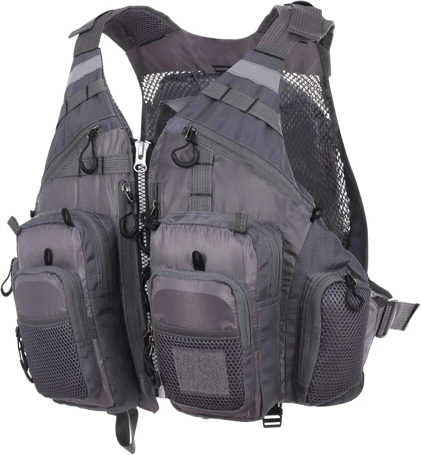 Lixada Fly Fishing Vest Fishing Jacket Breathable Polyester Mesh Design Fishing Vest