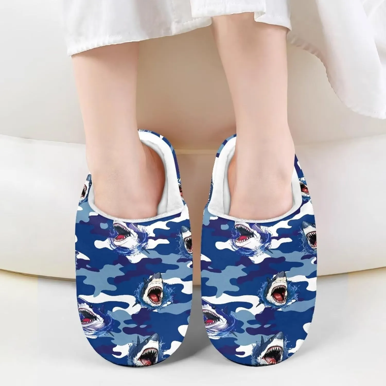 Lotusorchid Slippers for Kids Non Slip Fuzzy Warm Girls House Slipper Anti-Slip Boys Slippers Soft Bedroom Slipper