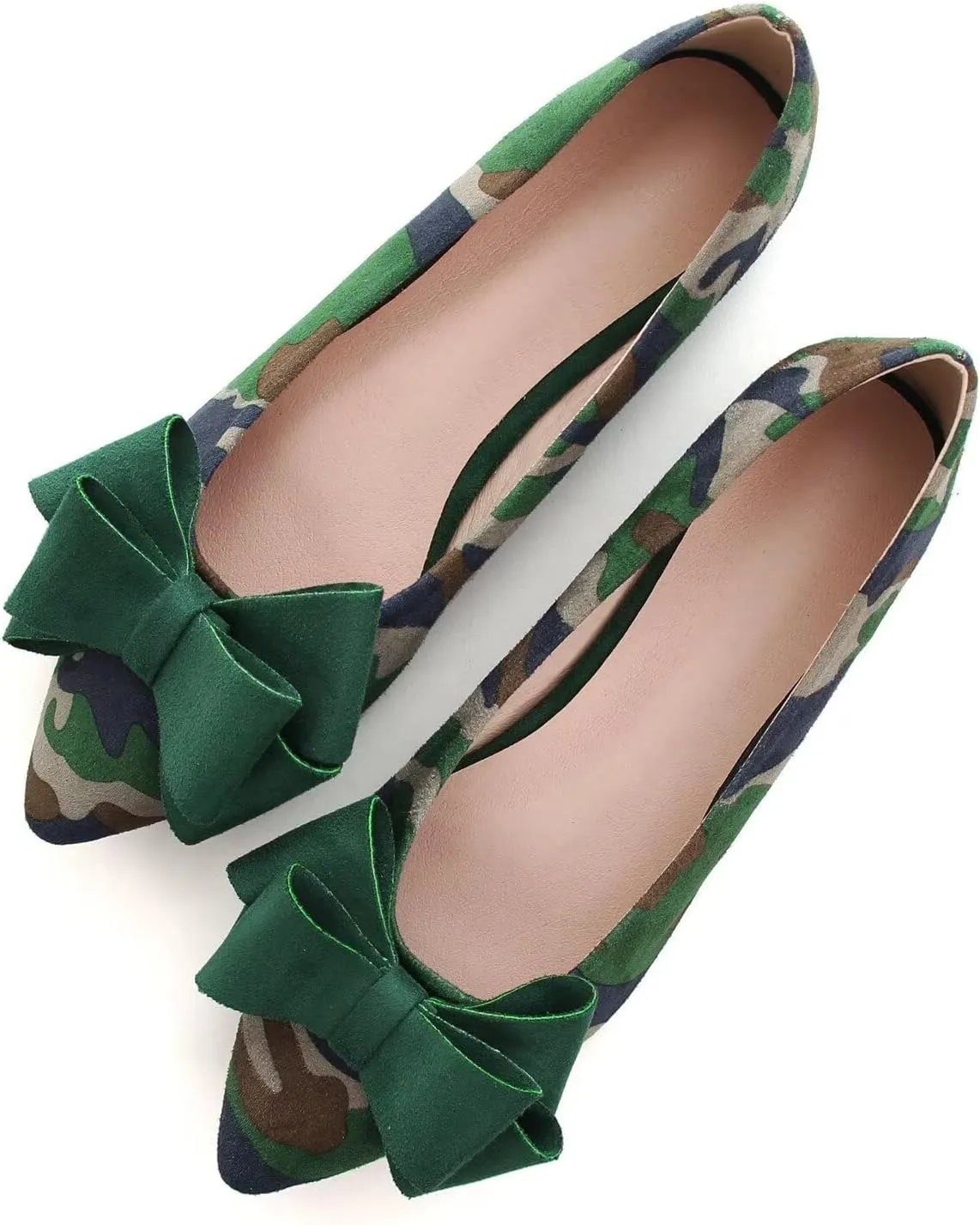 LUXINYU Christmas Shoes Plaid Snowflake Flat Shoes Women's Shallow Ballet Flats Comfortable Slip On Loafers Large Size