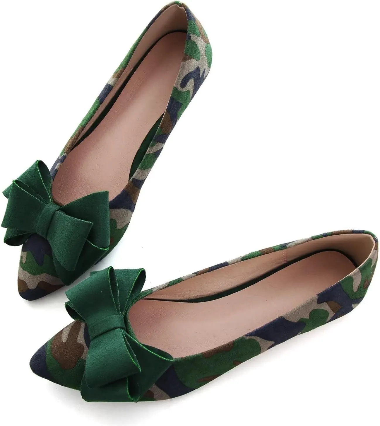 LUXINYU Christmas Shoes Plaid Snowflake Flat Shoes Women's Shallow Ballet Flats Comfortable Slip On Loafers Large Size
