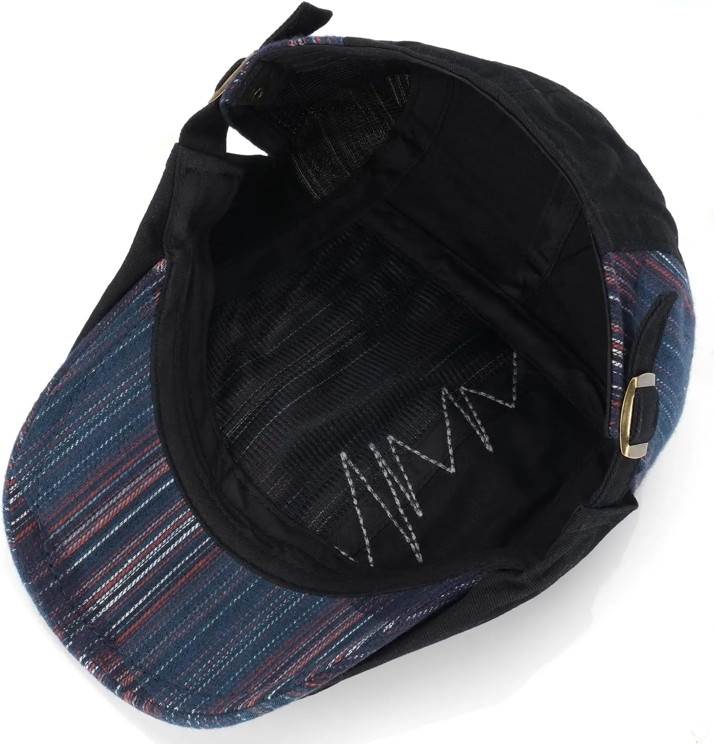 M MOACC Newsboy Cap for Men Beret Hat Cotton Buckle Adjustable Cabbie Gatsby Hats Driving Flat Caps