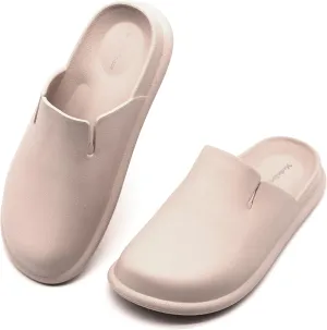Meetinspace EVA Garden Clogs for Women Wide Round Toe Mules Waterproof Non Slip Slipper Comfy Slip On Casual Slides Mules Shoes