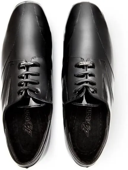 Men's Ballroom Dance Shoes Professional Latin Dancing Jazz Waltz Teaching Patent Leather Oxford Dress Shoes #321 6-14
