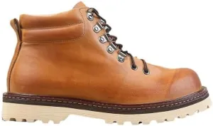 Men's Business Retro Autumn Winter High-top Boots Shiny Lace-up Oxford Shoes Rubber Outsole Non-slip Wear-resistant Breathable Suitable for Driving