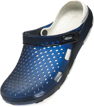 Men's Classic Clogs Garden Shoes Anti-Slip Casual Water Shoe Beach Shower Sandals Summer Slippers