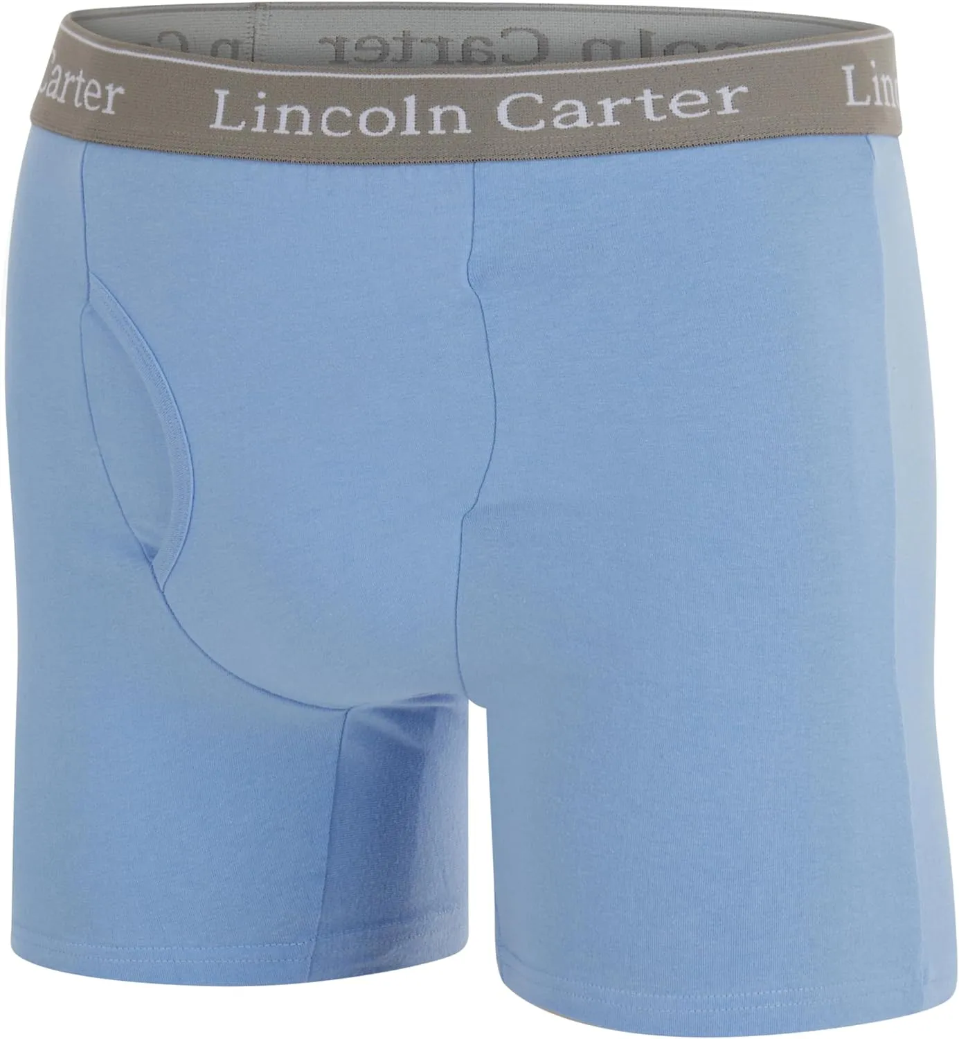 Mens Cotton Stretch Boxer Briefs, Fly/No Fly - Breathable Anti Chafing Tagless Underwear for Men - Multipack