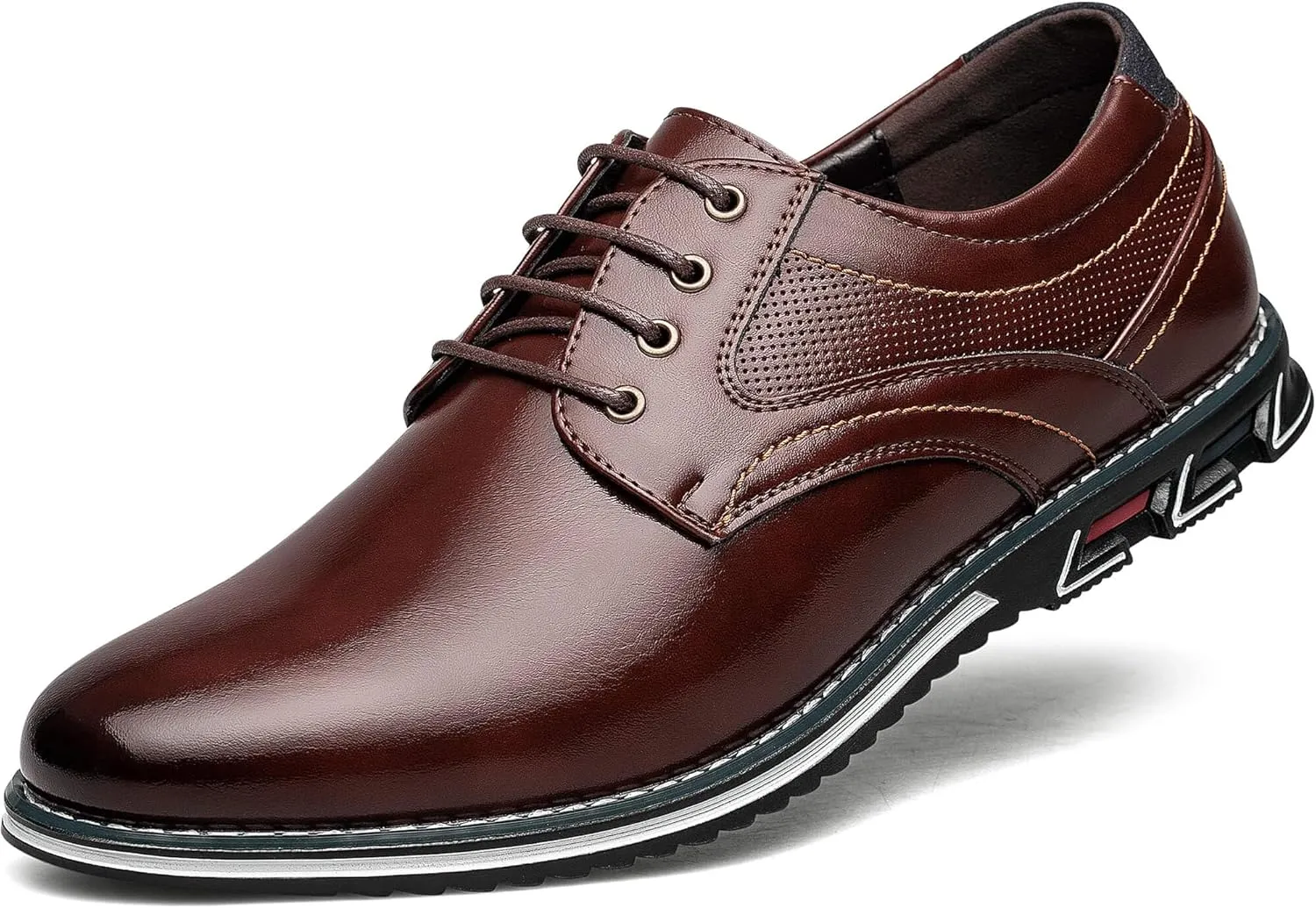 Men's Dress Shoes Comfort Soft Men Oxford Superior Flexural Leather Fashion Dress Sneakers Business Casual Derby Shoe