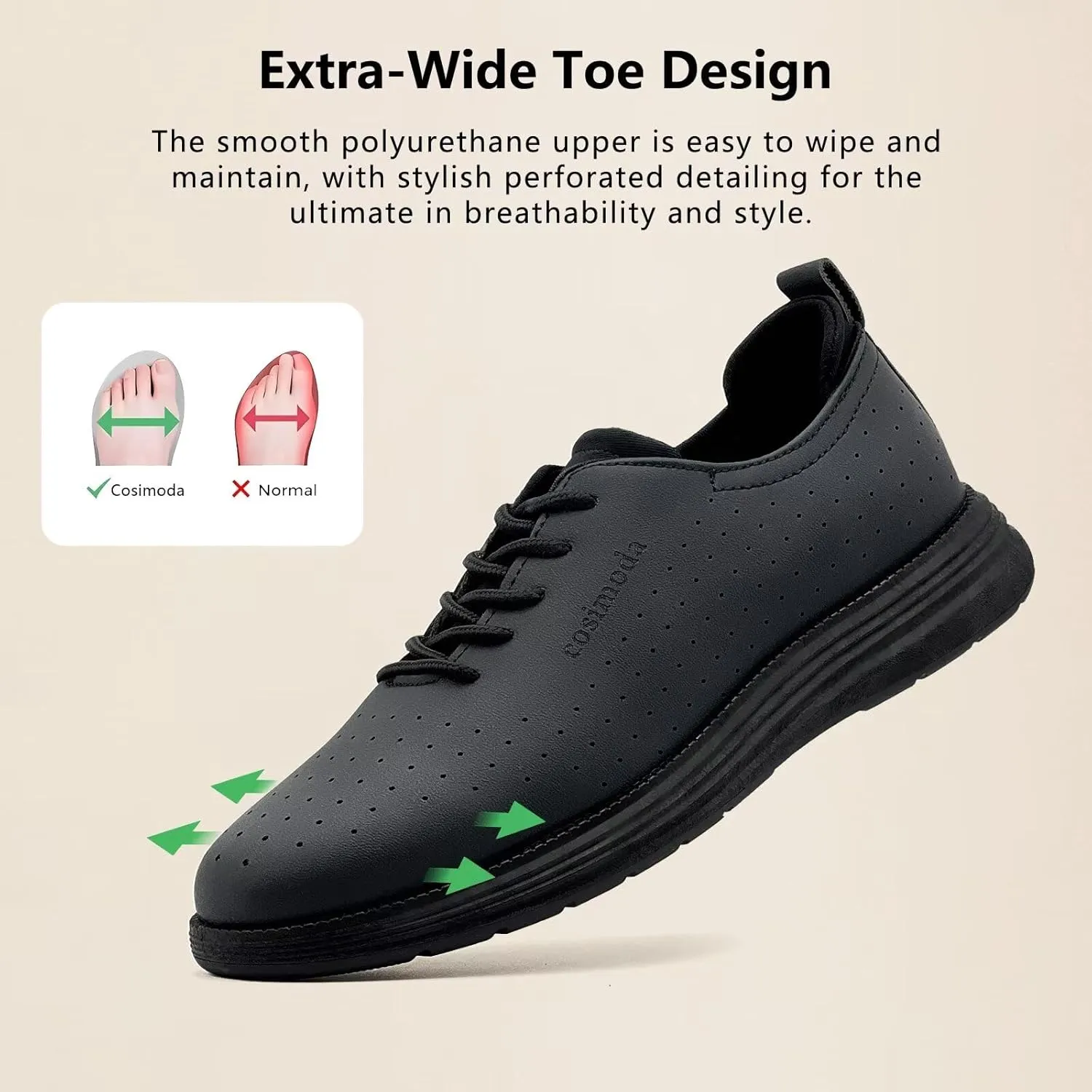 Men's Dress Shoes Patent Leather Tuxedo Shiny Glossy Wide Width Sneakers Casual Business Tennis Black Burgundy