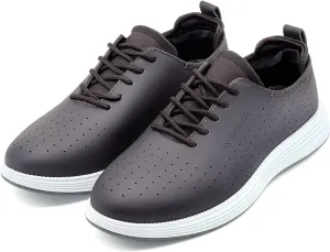 Men's Dress Shoes Patent Leather Tuxedo Shiny Glossy Wide Width Sneakers Casual Business Tennis Black Burgundy