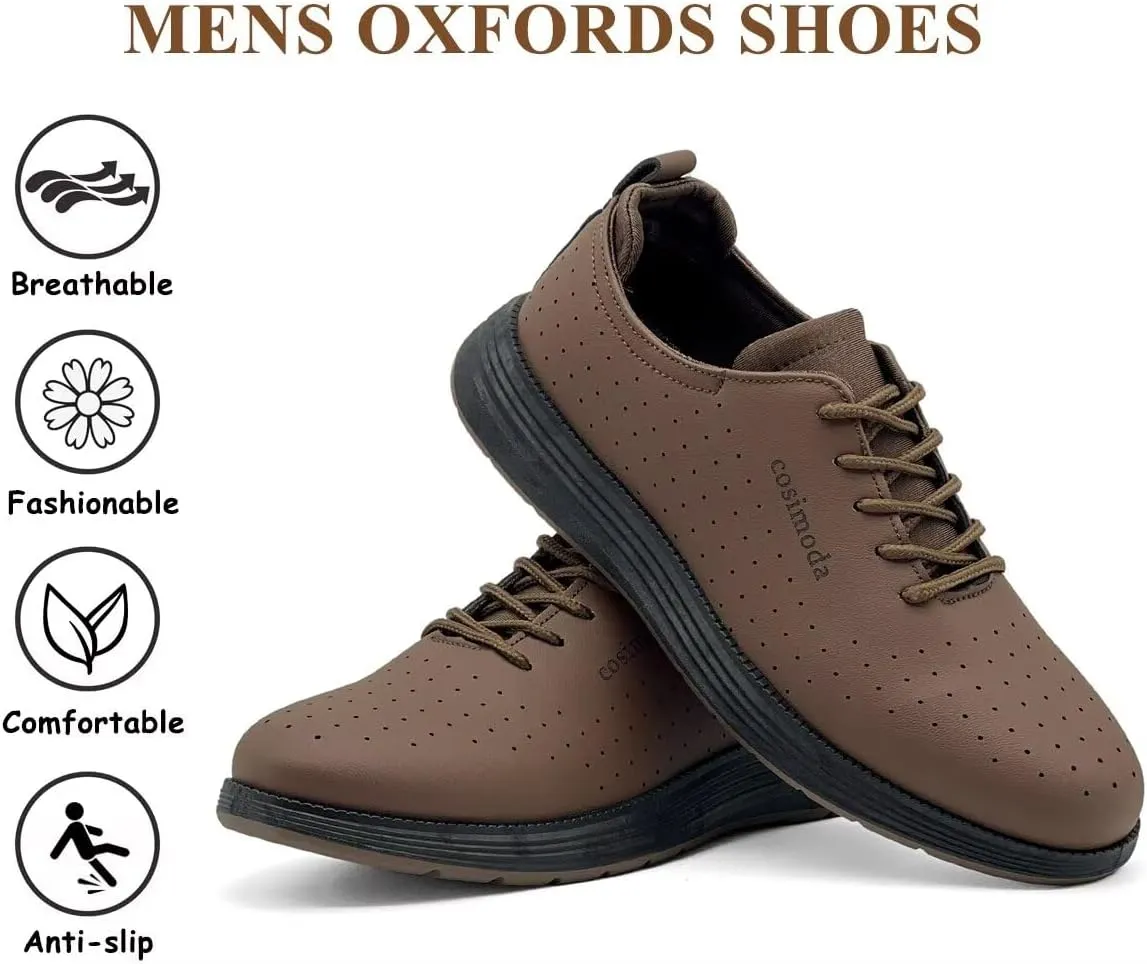 Men's Dress Shoes Patent Leather Tuxedo Shiny Glossy Wide Width Sneakers Casual Business Tennis Black Burgundy