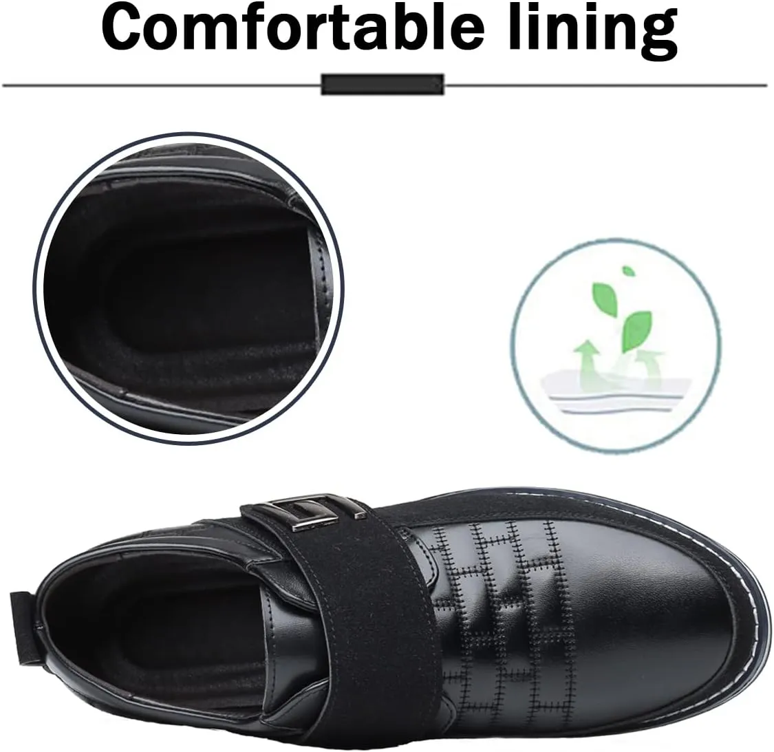 Men's Loafers Premium Leather Comfort Business Casual Oxford Shoes Office Working Driving Walking Shoe