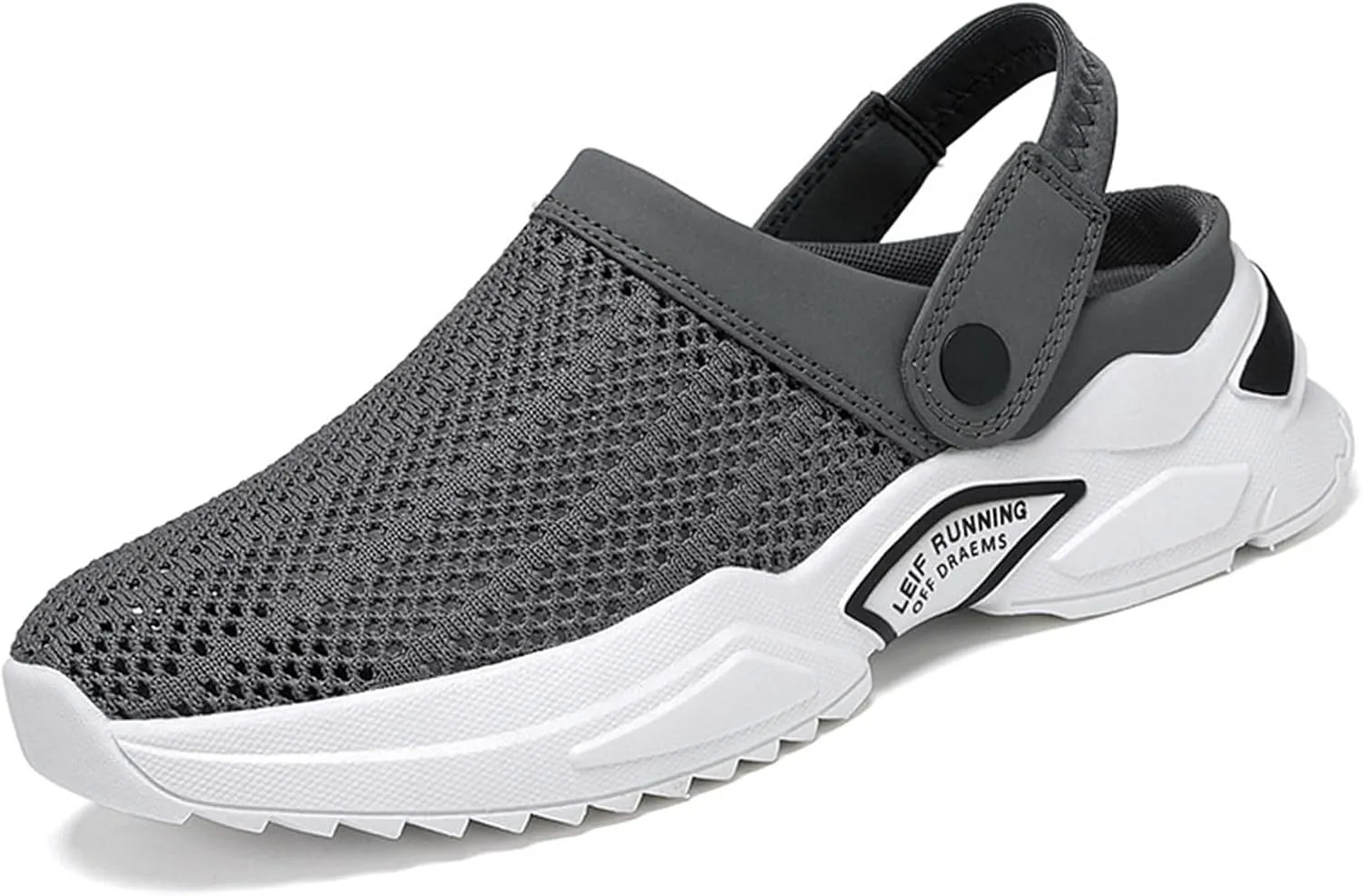 Men's Orthopedic Hollow-Out Summer Sandals, Slip On Mesh Sandals, Breathable, Arch Support, Blue