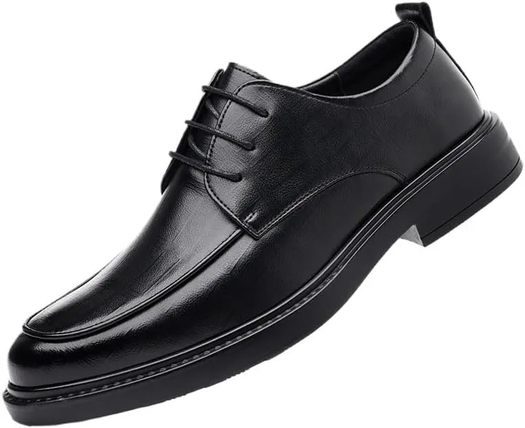 Mens Oxfords Shoes Slip-ons Orthopedic Shoes Genuine Leather Shiny Patent Leather Dress Shoes