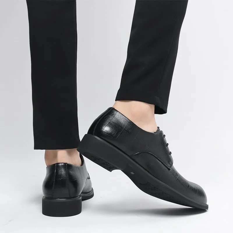 Mens Patent Leather Oxfords Formal Tuxedo Dress Shoes for Men Shiny Business Lace Up