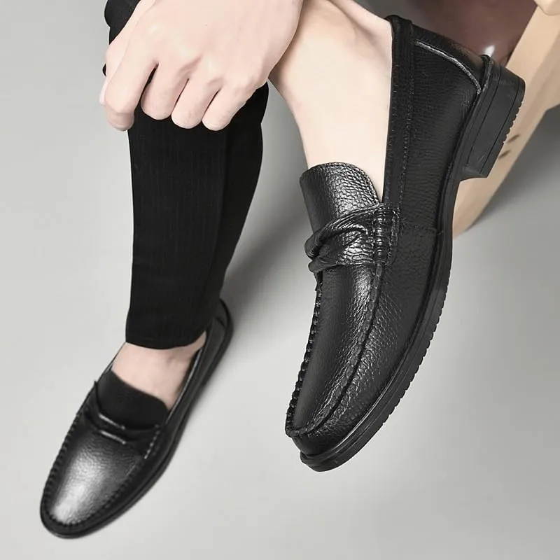 Men's Shiny Patent Leather Dress Shoes Mens Comfortable Breathable Casual Derby Shoes Slip On Pointed Toe Derbys Classic Formal Business Shoes