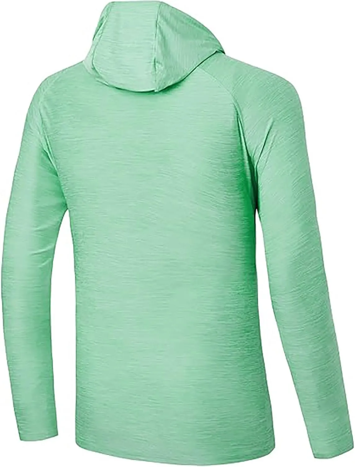 Men's Sun Protection Hoodie Shirts with Mask Long Sleeve UPF 50  Fishing Shirt Summer Rash Guards Cooling Hiking Tees