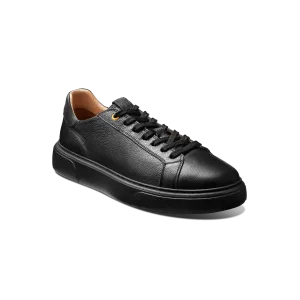 MEN'S SUNSET SNEAKER 2.0-Black Leather on Black Sole | Samuel Hubbard