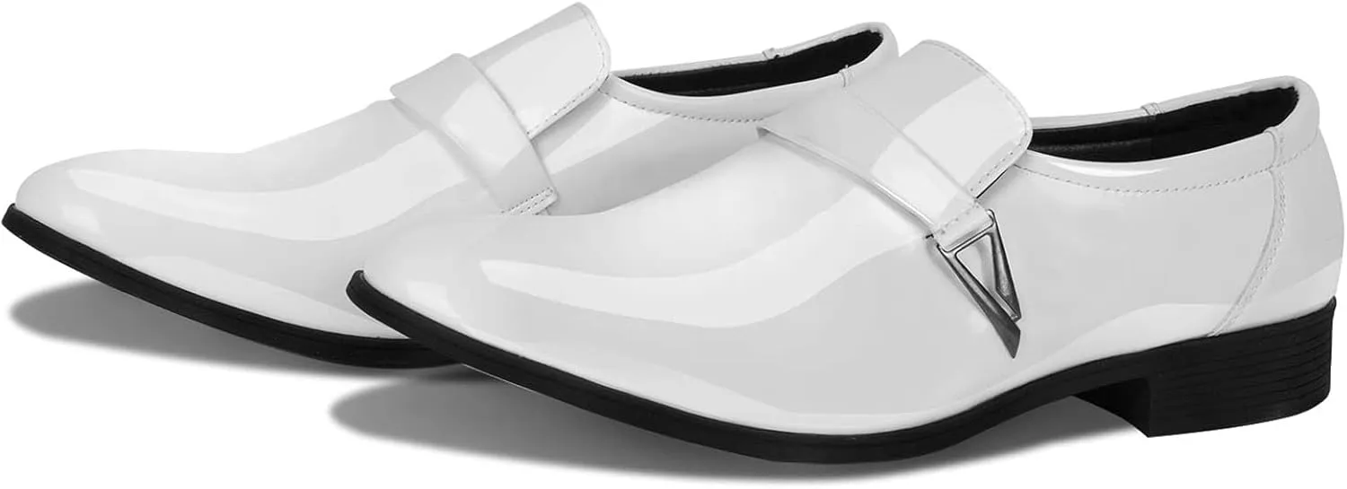 Mens Tuxedo Shoes Patent Leather Formal Business Oxford Dress Shoes