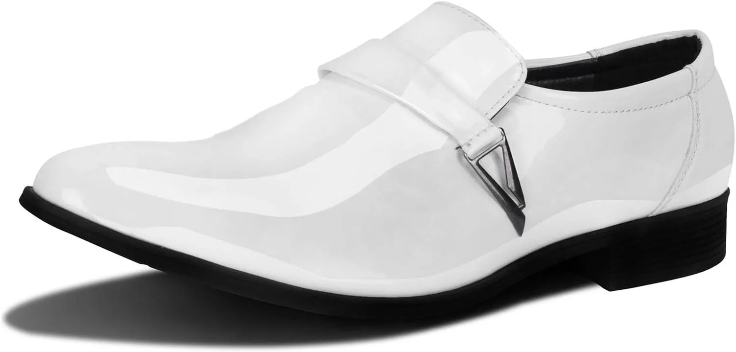 Mens Tuxedo Shoes Patent Leather Formal Business Oxford Dress Shoes