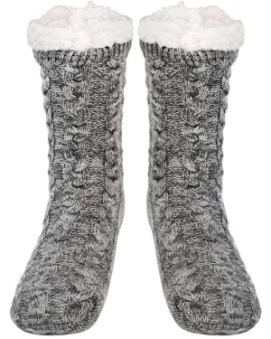 Mens Warm Fleece Lined Socks