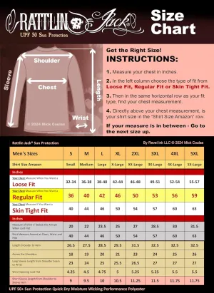 Men's Water Bones UV Long Sleeve Fishing Shirt